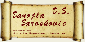 Danojla Šarošković vizit kartica